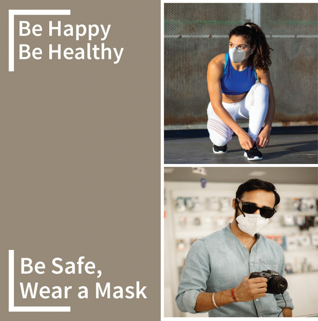 You can wear a mask while exercising. Not only do you get the benefit of a workout, you also stay safe from COVID