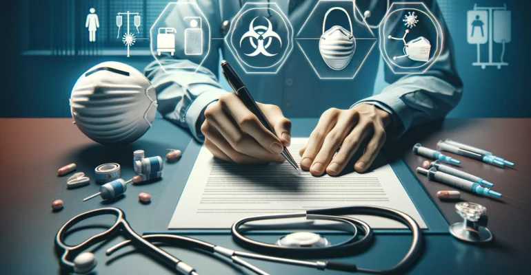 Need medical care? Let them sign this.